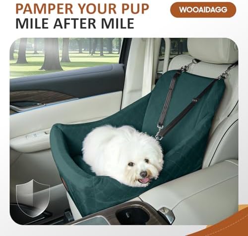 WOOAIDAGG Dog Car Seat for Medium Dogs, Pet Travel Bed - Image 4