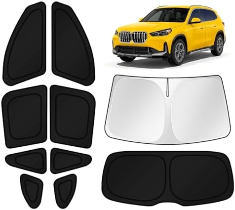 KUST Car Window Shades for 2016-2022 BMW X1 F48 Accessories Windshield Sun by KUST