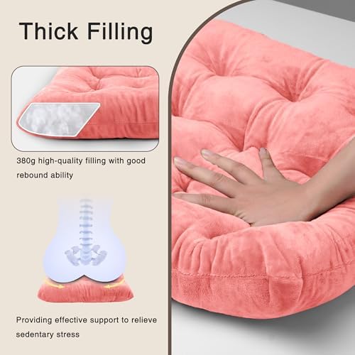 OVOV 1 Pack Chair Cushions for Dining Chairs 15.5"x15.5" Pink - Image 6