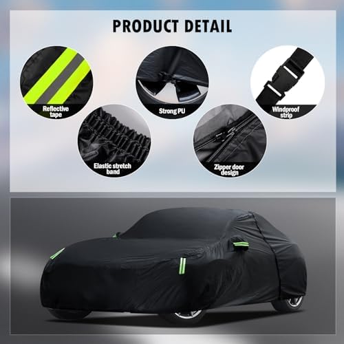 Car Cover Custom Fit for Mazda MX-5 Miata, Waterproof All Weather for - Image 3
