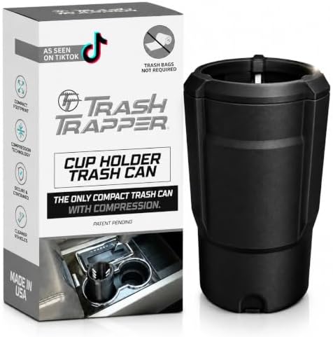 Trash Trapper Car Trash Can Cup Holder | Trash Can by TrashTrapper