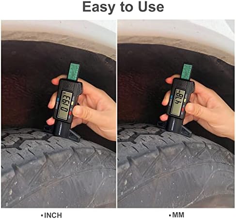 GODESON Tire Tread Depth Gauge, Digital Tire Tread Depth Gauge in 1Inch/25.4mm - Image 5