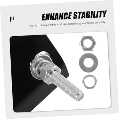 Trailer Hitch Tightener Clamp Iron Anti Rattle Stabilizer Black - Image 6