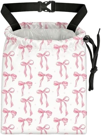 Pink Bow Car Trash Bag by AmazerPad
