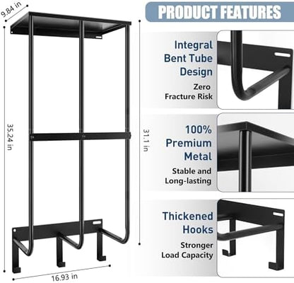 Camping Chair Storage for Garage, Metal Camping Chair Rack for Garage Storage - Image 2