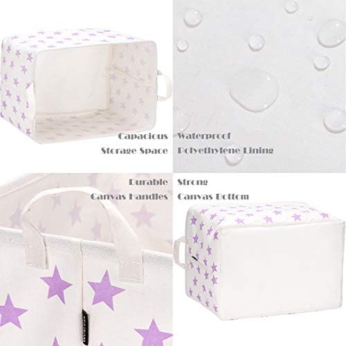 Sea Team Large Rectangle Open-Top Canvas Storage Basket - Image 5