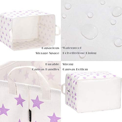 Sea Team Large Rectangle Open-Top Canvas Storage Basket - Image 5