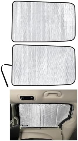 Rear Side 2nd Row Sunshade fits 2017-2026 Chrysler Pacifica Minivan by YelloProAutomotive
