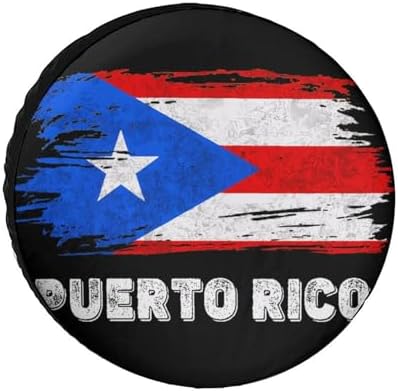 Puerto Rico Flag Tire Covers, Dust-Proof Weatherproof Wheel Covers Wheel Tire - Image 7