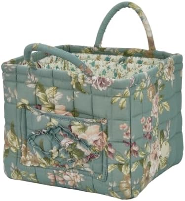 Car Storage Basket for Back Seat, Aesthetic Fabric Storage Basket for Clothes by Unknown