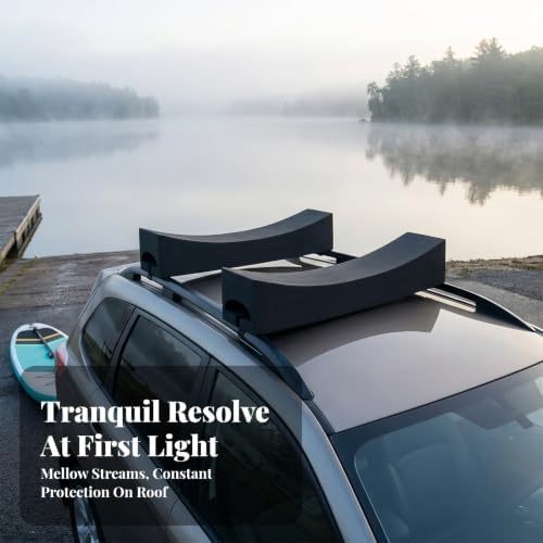 Non-Slip Foam Roof Rack Pads Compact, Soft Roof Rack Pads, Paddleboarders - Image 5