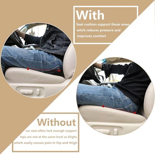 Livtribe Car Seat Cushion, Comfortable Wedge Seat Cushions - Image 3