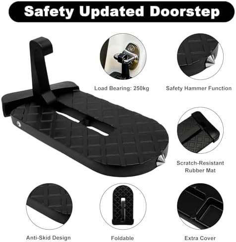 2 Pcs Car Door Step with Roof Rack Mount, 6.3 Inch - Image 3