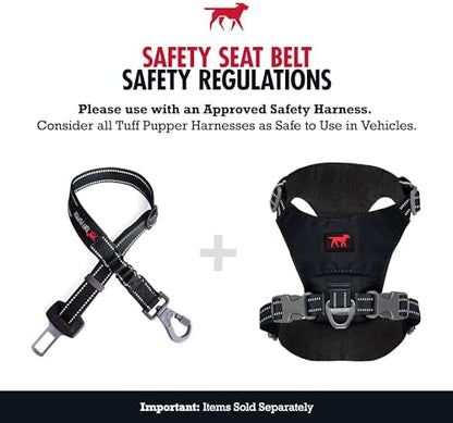 Tuff Pupper Dog Seat Belt | Adjustable Length Dog Seatbelt Restraint | - Image 2