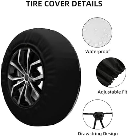 Spare Tire Cover Abstract Moon Mountain Tree Landscape Wheel Covers - Image 2