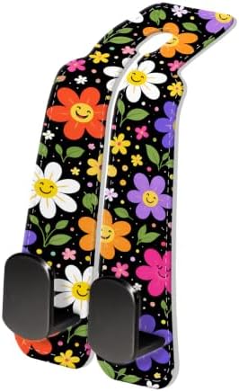 PU Leather Car Seat Hook, Storage Headrest Hanger, Cute Car Backseat Organizer by Unknown