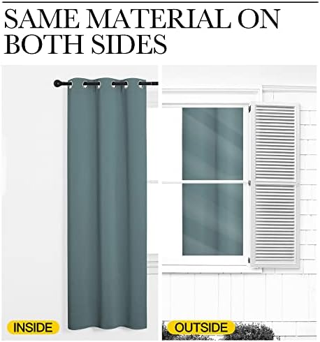 NICETOWN Modern Blackout Curtains, 2 Panels, W42 x L68-inch - Image 6