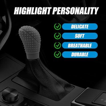 Car Gear Shift Knob Cover, Gear Shift Knob Cover Car Protect Accessories - Image 6