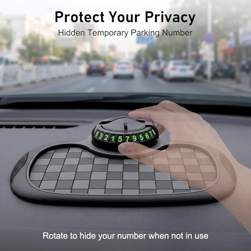 Multifunction Car Anti-Slip Mat, Large Sticky Pad & Rotatable Phone Holder & - Image 5