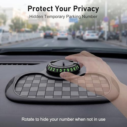 Multifunction Car Anti-Slip Mat, Large Sticky Pad & Rotatable Phone Holder & - Image 5
