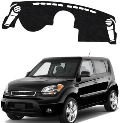 Dashboard Mat Cover for Kia Soul 2010 2011 2012 2013 Nonslip Center Console by BOLTRY