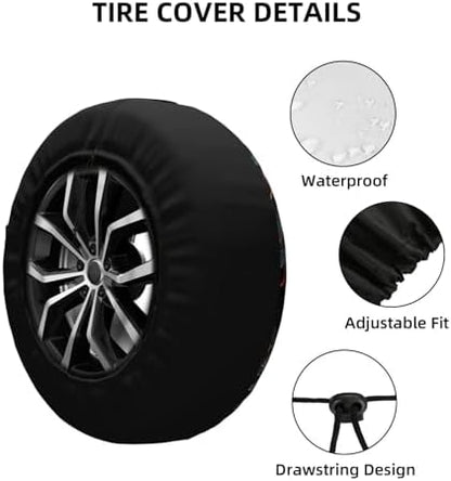 Dragon Spare Tire Cover Weatherproof Universal Wheel Protectors Wheel Covers - Image 4