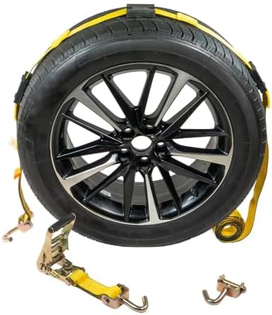 Mytee Products Over the Tire Ratchet Strap w/Swivel J Hooks & Rubber Pads by MyteeProducts