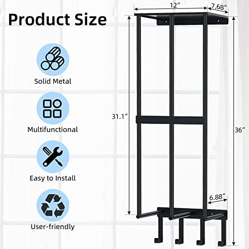 Camping Chair Wall Storage for Garage, Metal Camping Chair Storage Rack Wall - Image 2