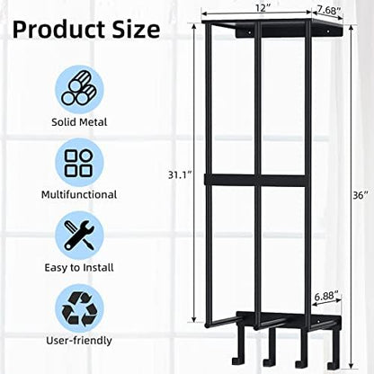 Camping Chair Wall Storage for Garage, Metal Camping Chair Storage Rack Wall - Image 2