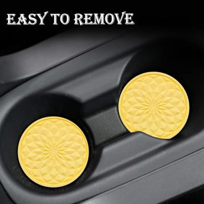 4 Pack Silicone Car Cup Holder Coaster – 2.75 Inch Non-Slip Drink Mat, - Image 6