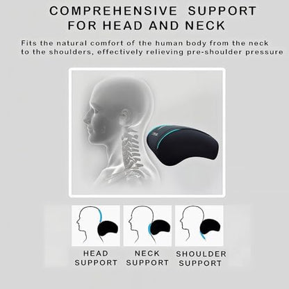 Car Headrest Neck Pillow Support Ergonomic, - Image 3