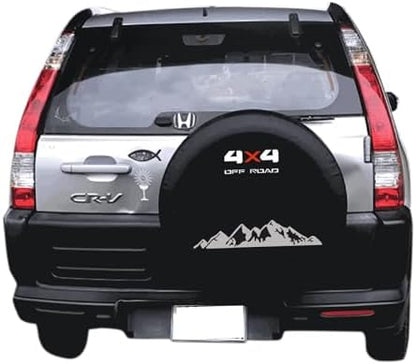 for Toyota Suzuki Ford Buick Envista, Honda CR-V CRV Spare Tire Cover, Faux - Image 3