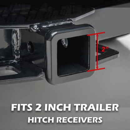 Heavy American Flag Metal Trailer Hitch Covers - Image 5
