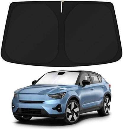 KUST Windshield Sun Shade for 2022-2025 Volvo C40 Recharge, Ultimate SUV by KUST
