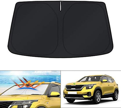 KUST Windshield Sun Shade for 2021 2022 2023 2024 2025 2026 Kia Seltos Custom by KUST