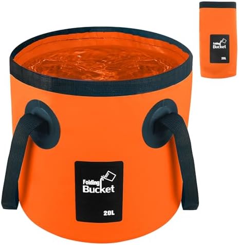 5 Gallon Bucket, Collapsible Bucket by BIDFUL