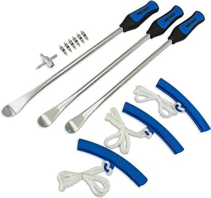 NEIKO 20601A 14.5” Steel Tire Spoons Tool Set, Tire Tools Include 3 Piece Tire by NeikoTools