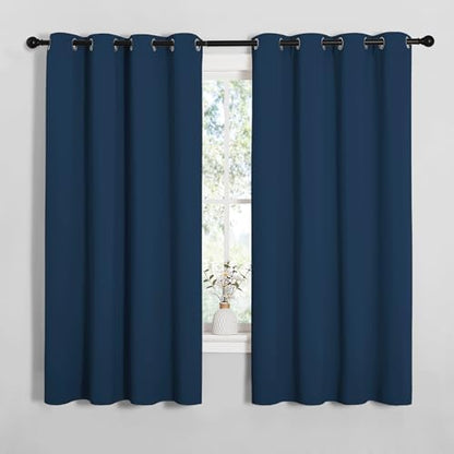 NICETOWN Moroccan Blue Blackout Curtains by NICETOWN