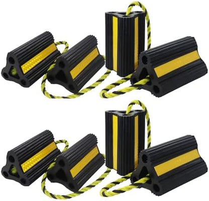 RV Wheel Chocks 4 Pair 8 Pack by Unknown