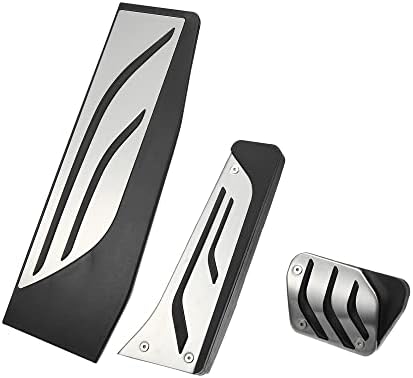 X AUTOHAUX 3Pcs Accelerator Pedal and Brake Pedal Cover Set by XAUTOHAUX