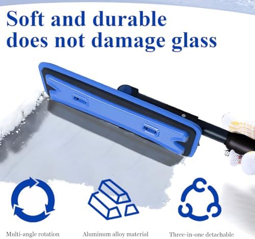 36" Car 3-in-1 Snow Brush, Detachable Extendable Vehicle Windshield Ice Frost - Image 3