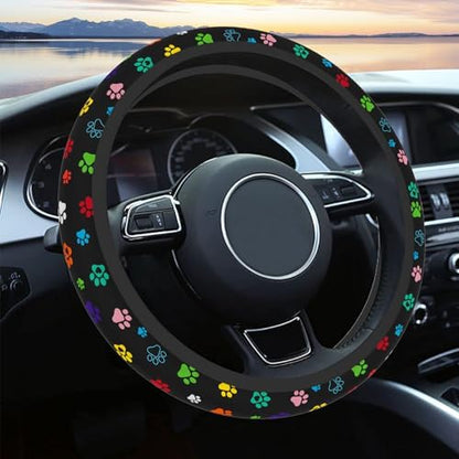 Steering Wheel Cover Neoprene Material Most Cars Men&Women Universal 15 inch by KeepCarTidy