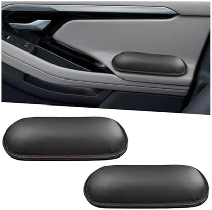Craedli 2PCS Car Door Armrest Pads, Leather Memory Foam Knee Cushion Pad by Unknown