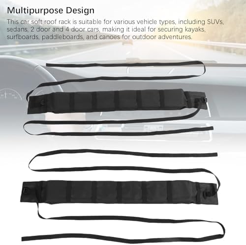 Soft Roof Rack Pads Universal Car Soft Roof Rack - Image 3
