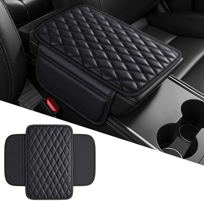 Leather Waterproof Car Armrest Console Pad - Image 2