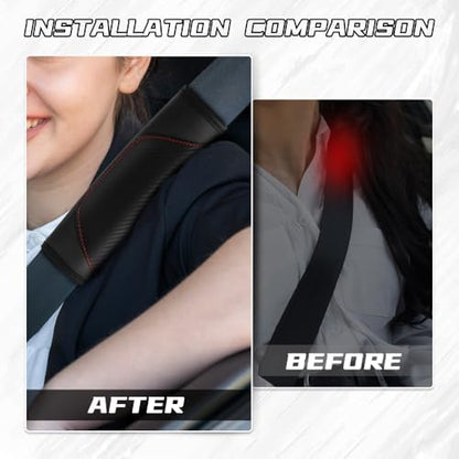2PCS Car Seat Belt Cover Pads, Seatbelt Shoulder Cushion - Image 5