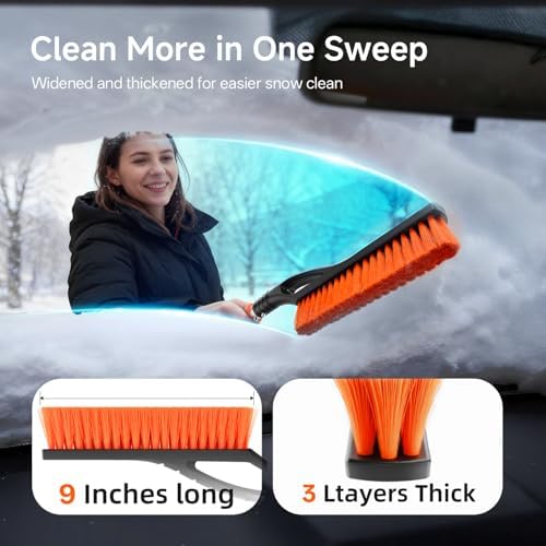 DMJN Detachable Snow Brush for Car - Image 3
