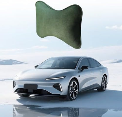 Car Headrest Pillow, Suede Soft Comfortable Breathable Vehicle Seat Neck - Image 6