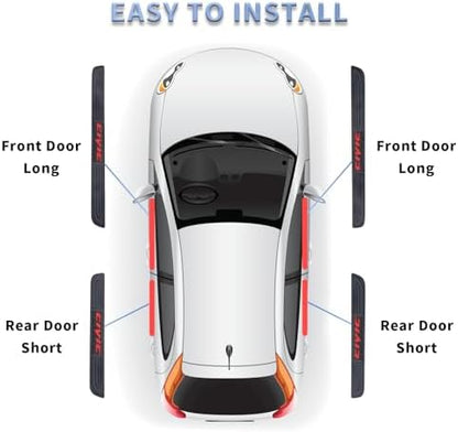 4pcs/Set Car Door Sill Plate Protectors - Image 5