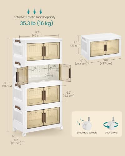 SONGMICS 26QT stackable storage bins - Image 6